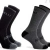 Rogelli Wintersok Merino Wool 2-pack - Grijs & Zwart - Maat 36-39 -Fietsenwinkel 1200x868 2