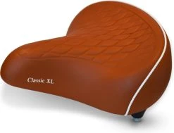 Fietszadel Karamel Bruin Classic XXL, Stijlvol En Comfortabel Zadel Voor Veel Fietsplezier By PS -Fietsenwinkel 1200x918 1