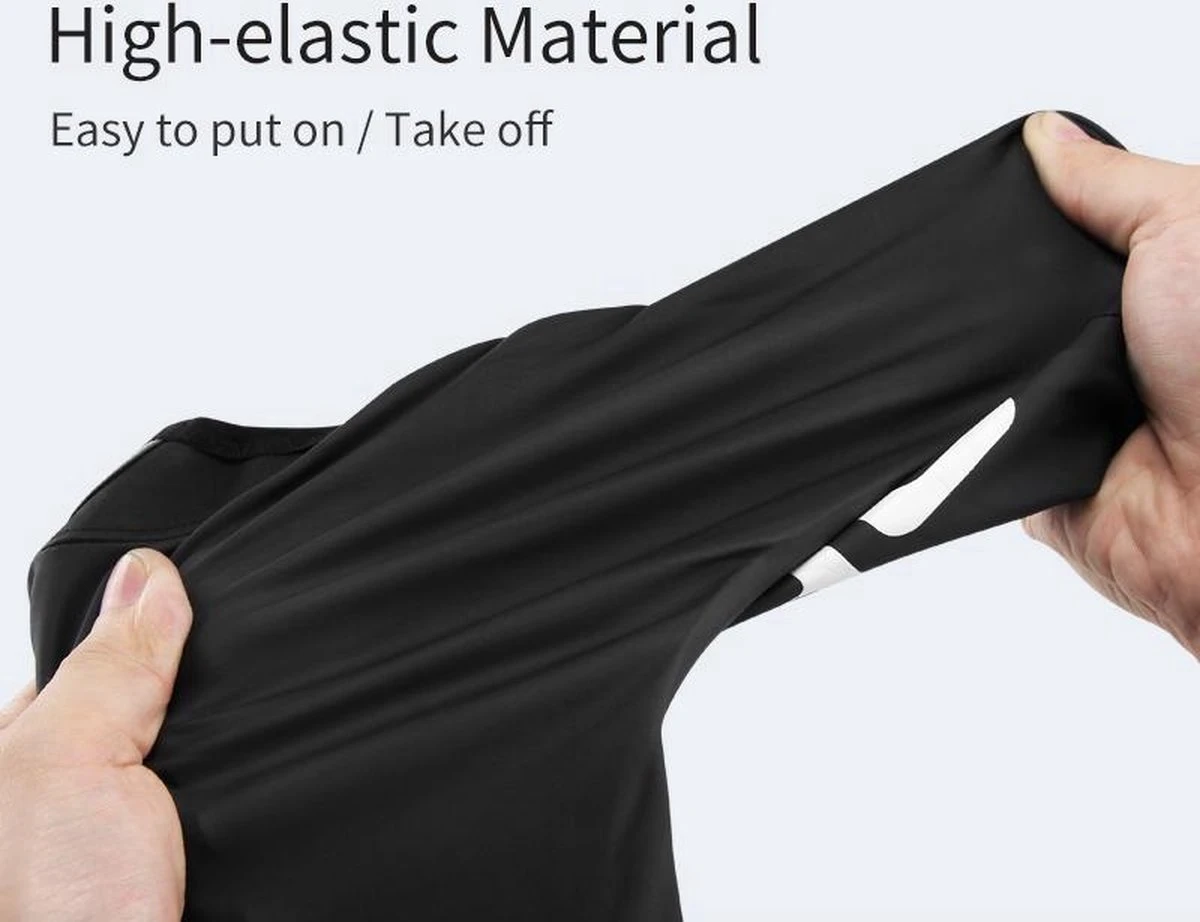 Giyo Overschoenen - Maat 44/45 (XL) - 1 Paar - Mountainbike - Wielrennen - Zwart - Wind En Waterdicht - Waterproof - Regen - Vorst 6 Giyo Overschoenen - Maat 44/45 (XL) - 1 Paar - Mountainbike - Wielrennen - Zwart - Wind En Waterdicht - Waterproof - Regen - Vorst - Afbeelding 4