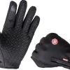 Merkloos Handschoenen | Touchscreen | Waterdicht | Fleece | Unisex | Zwart | Maat L -Fietsenwinkel 1200x937