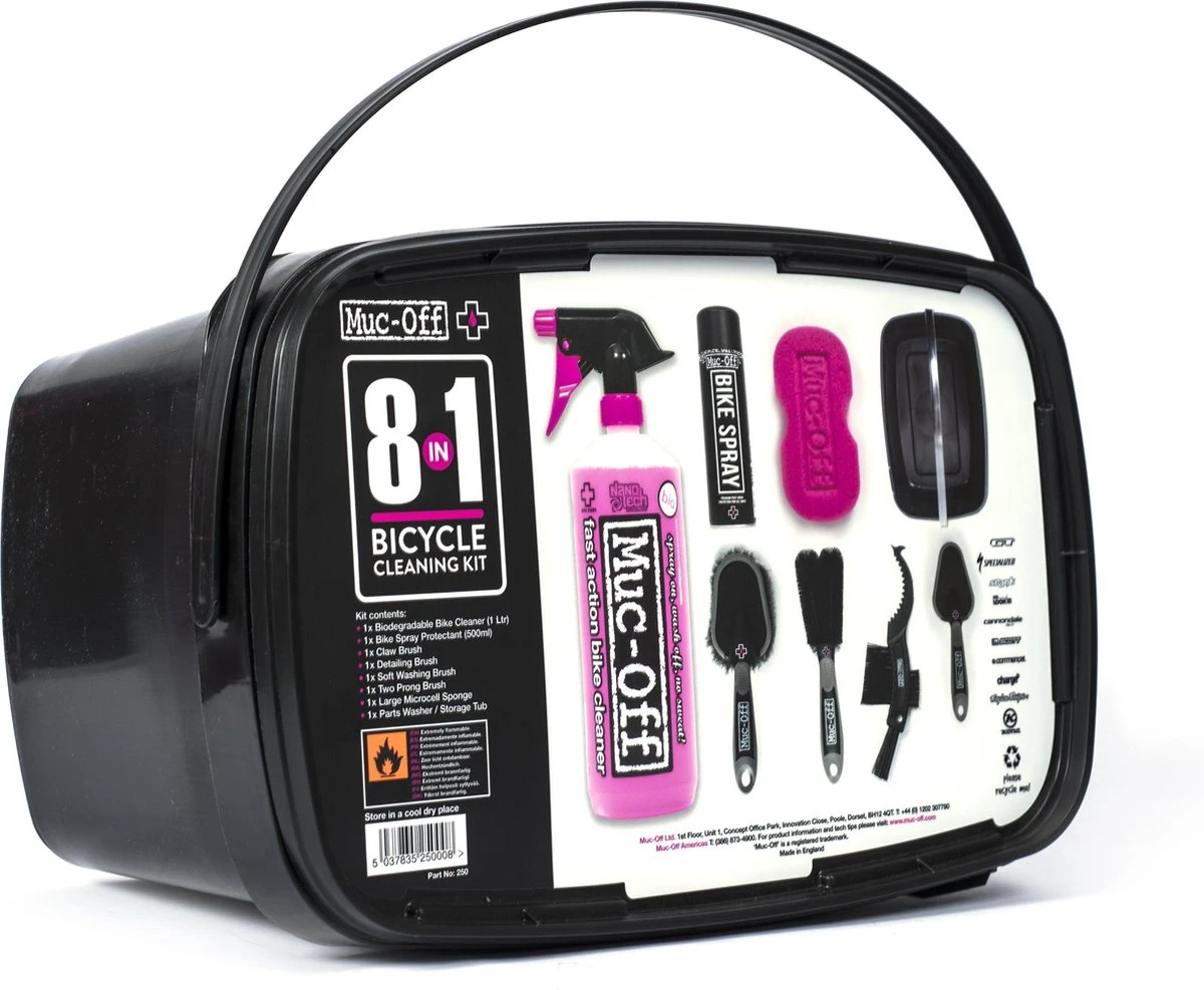 Muc-Off 8 In 1 Bicycle Cleaning Kit Reinigingspakket 5 Muc-Off 8 In 1 Bicycle Cleaning Kit Reinigingspakket - Afbeelding 3