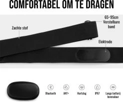 LHP BC200 Fietscomputer Draadloos 3-in-1 Bundel - Hartslagmeter Borstband - Cadanssensor - Kilometerteller GPS - 80+ Functies - 2.4 Inch LCD Scherm - Bluetooth & ANT+ -Fietsenwinkel 1200x995 1