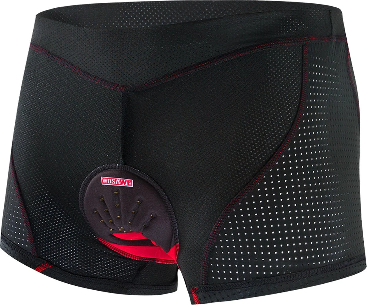 Fietsonderbroek Dames Heren Met Zeem - Fietsbroek - Fietsondergoed - Wielerbroek - L 3 Fietsonderbroek Dames Heren Met Zeem - Fietsbroek - Fietsondergoed - Wielerbroek - L