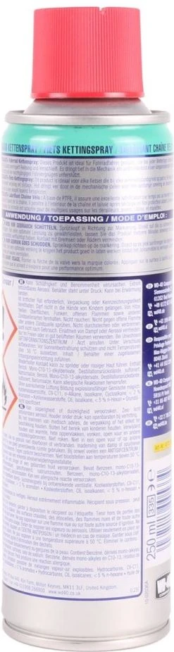 WD-40 Specialist® Fiets Kettingspray - 250ml - Smeerolie - Smeermiddel - Maximale Smering En Vermindert Slijtage -Fietsenwinkel 320x1200