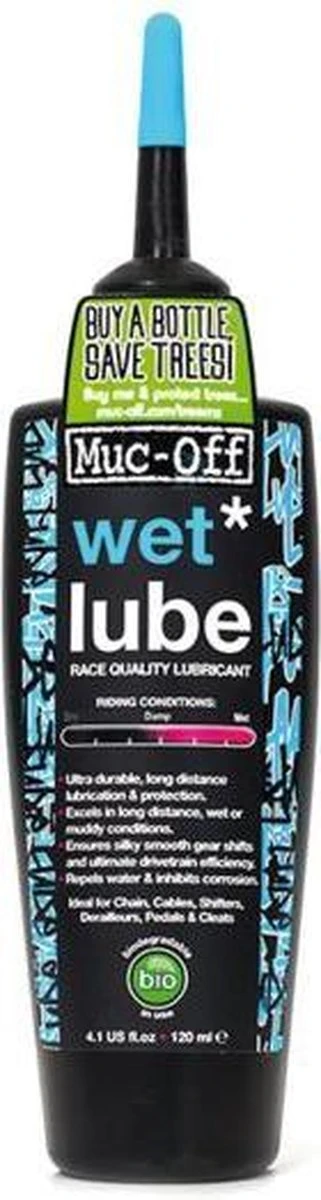 Muc-Off Kettingolie - Wet Lube - 120 Ml 3 Muc-Off Kettingolie - Wet Lube - 120 Ml