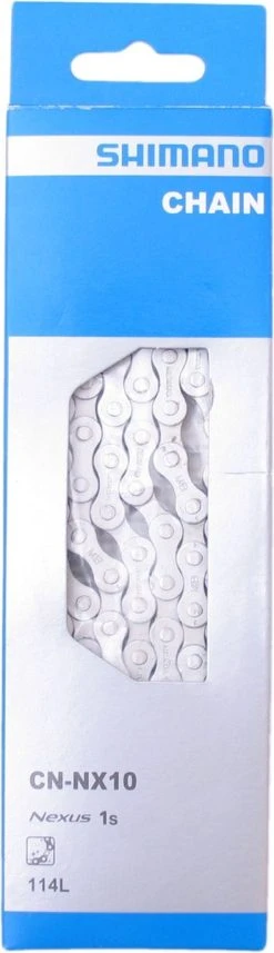 Ketting Shimano Nexus NX10 Anti-roest 1/2" X 1/8" - 114 Schakels 18 Ketting Shimano Nexus NX10 Anti-roest 1/2" X 1/8" - 114 Schakels -Fietsenwinkel 346x1200 2