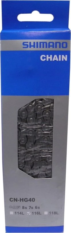Ketting - 6/7/8 Speed - 3/32" - Shimano HG40 116-link -Fietsenwinkel 368x1200