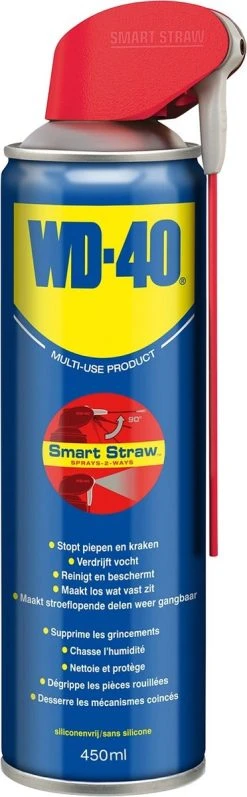 WD-40® Smart Straw® Multi-Use Product - 450ml - Multispray - Smeermiddel, Ontvetter En Anti-Corrosie 25 WD-40® Smart Straw® Multi-Use Product - 450ml - Multispray - Smeermiddel, Ontvetter En Anti-Corrosie -Fietsenwinkel 372x1200