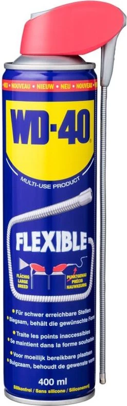 WD-40® Flexible® Multi-Use Product - 400ml - Multispray - Smeermiddel, Ontvetter En Anti-Corrosie -Fietsenwinkel 375x1200