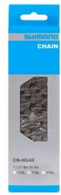 Ketting - 6/7/8 Speed - 3/32" - Shimano HG40 116-link -Fietsenwinkel 378x1200 1