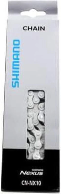 Ketting Shimano Nexus NX10 Anti-roest 1/2" X 1/8" - 114 Schakels 21 Ketting Shimano Nexus NX10 Anti-roest 1/2" X 1/8" - 114 Schakels -Fietsenwinkel 382x1200