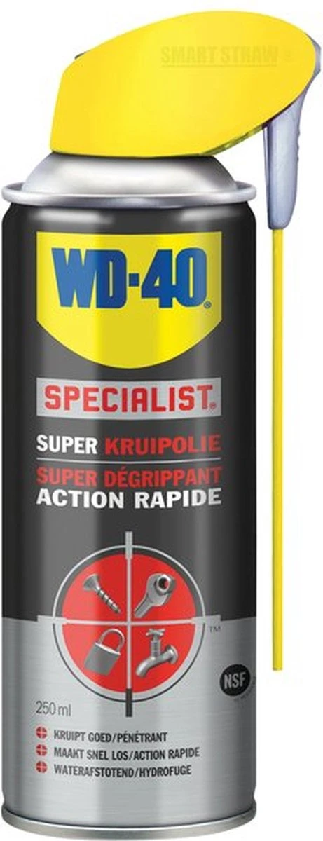 WD-40 Specialist® Super Kruipolie - 250ml - Smeerolie - Smeermiddel - Maakt Vastzittende Onderdelen Snel Los 3 WD-40 Specialist® Super Kruipolie - 250ml - Smeerolie - Smeermiddel - Maakt Vastzittende Onderdelen Snel Los