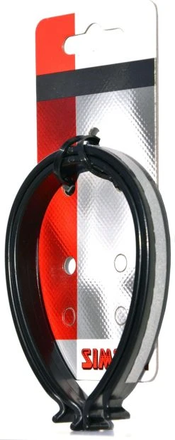 Simson Broekklemmen Kunststof Reflectie Zwart 2 Stuks -Fietsenwinkel 480x1200