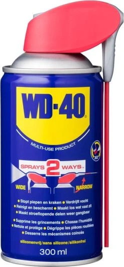 WD-40® Smart Straw® Multi-Use Product - 300ml - Multispray - Smeermiddel, Ontvetter En Anti-Corrosie -Fietsenwinkel 557x1200