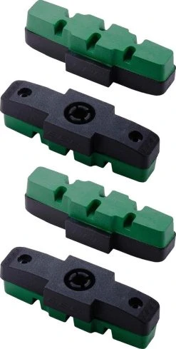 BBB Cycling Remblokken HydroStop E-bike - Velgrem - Compatibel Met Stadsfiets, E-bike & Mountainbike - Groen - BBS-09E