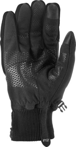 Luxe Winter Handschoen - Warm Door Dikke Stof En Thinsulate - Waterproof - Windvrij - Touchscreen Fietshandschoen - Reflecterend - Unisex R2 - Storm Winter Fietshandschoenen - Zwart - Maat XL / 9 -Fietsenwinkel 624x1200