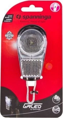 Spanninga Galeo Fiets Koplamp - 4 Lux - Batterij 30 Spanninga Galeo Fiets Koplamp - 4 Lux - Batterij -Fietsenwinkel 646x1200