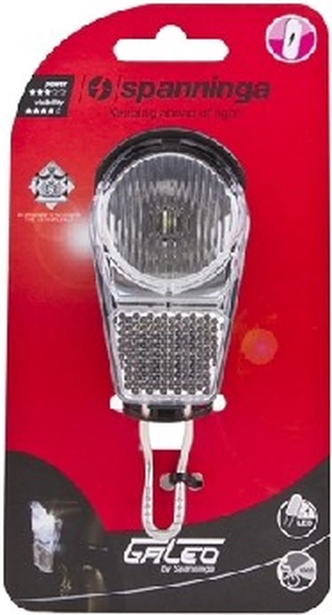 Spanninga Galeo Fiets Koplamp - 4 Lux - Batterij 9 Spanninga Galeo Fiets Koplamp - 4 Lux - Batterij - Afbeelding 7