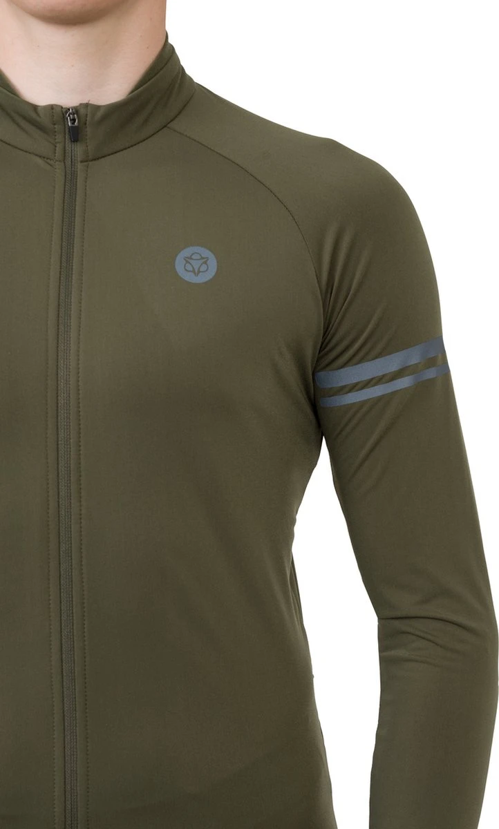 AGU Thermo Fietsshirt Lange Mouwen Essential Heren - Army Green - XL 7 AGU Thermo Fietsshirt Lange Mouwen Essential Heren - Army Green - XL - Afbeelding 5