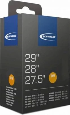 Schwalbe Binnenband 27.5/29 X 1.50/2.40 (40/62-584/635) Dv 40 Mm 19 Schwalbe Binnenband 27.5/29 X 1.50/2.40 (40/62-584/635) Dv 40 Mm -Fietsenwinkel 734x1200