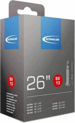 Schwalbe Binnenband - SV13 - 26 Inch X 1.50 - 2.40 - Frans Ventiel - 40mm