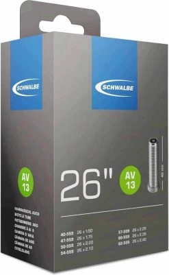 Schwalbe Binnenband - AV13 - 26 Inch X 1.50 - 2.40 - Auto Ventiel - 40mm