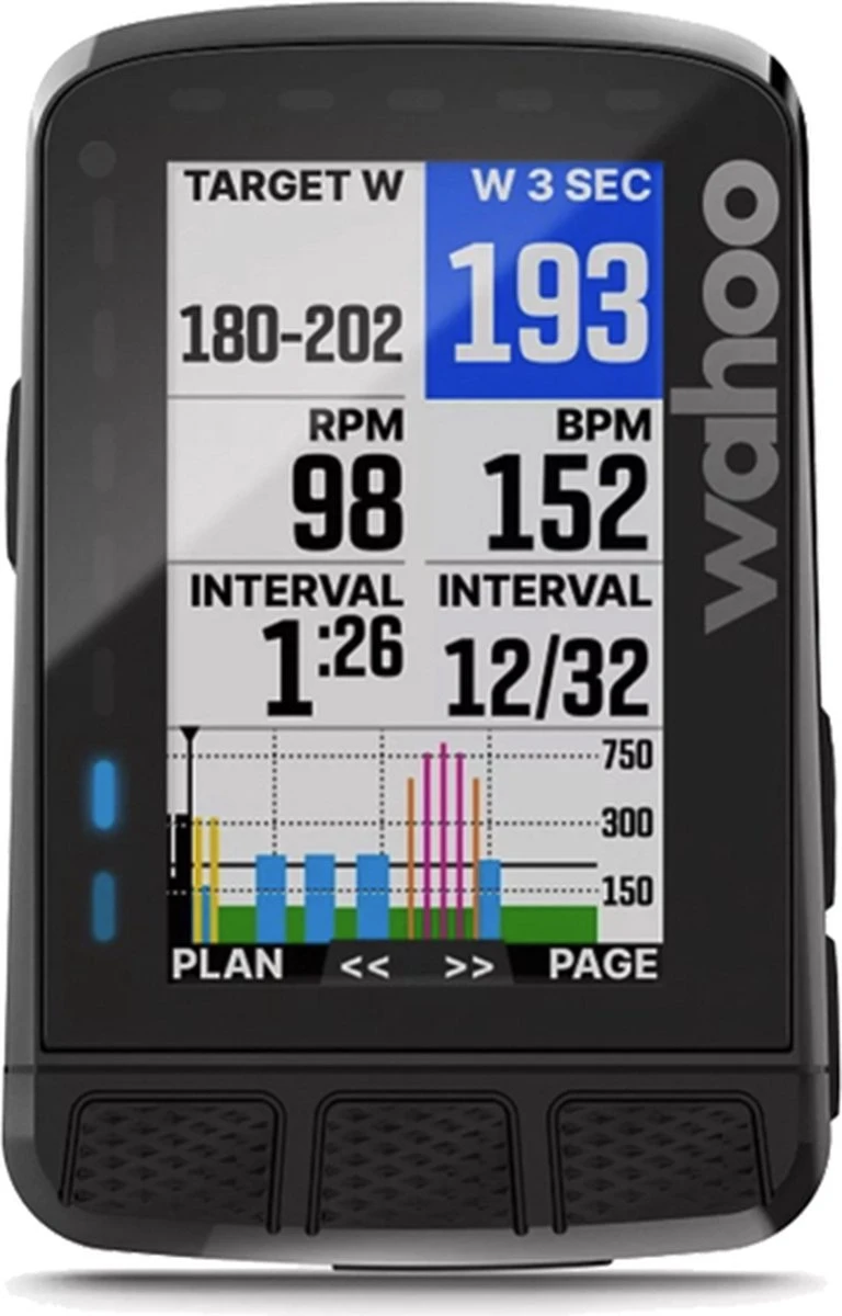 Wahoo Fitness Wahoo Elemnt Roam V2 Fietscomputer - Zwart 4 Wahoo Fitness Wahoo Elemnt Roam V2 Fietscomputer - Zwart - Afbeelding 2