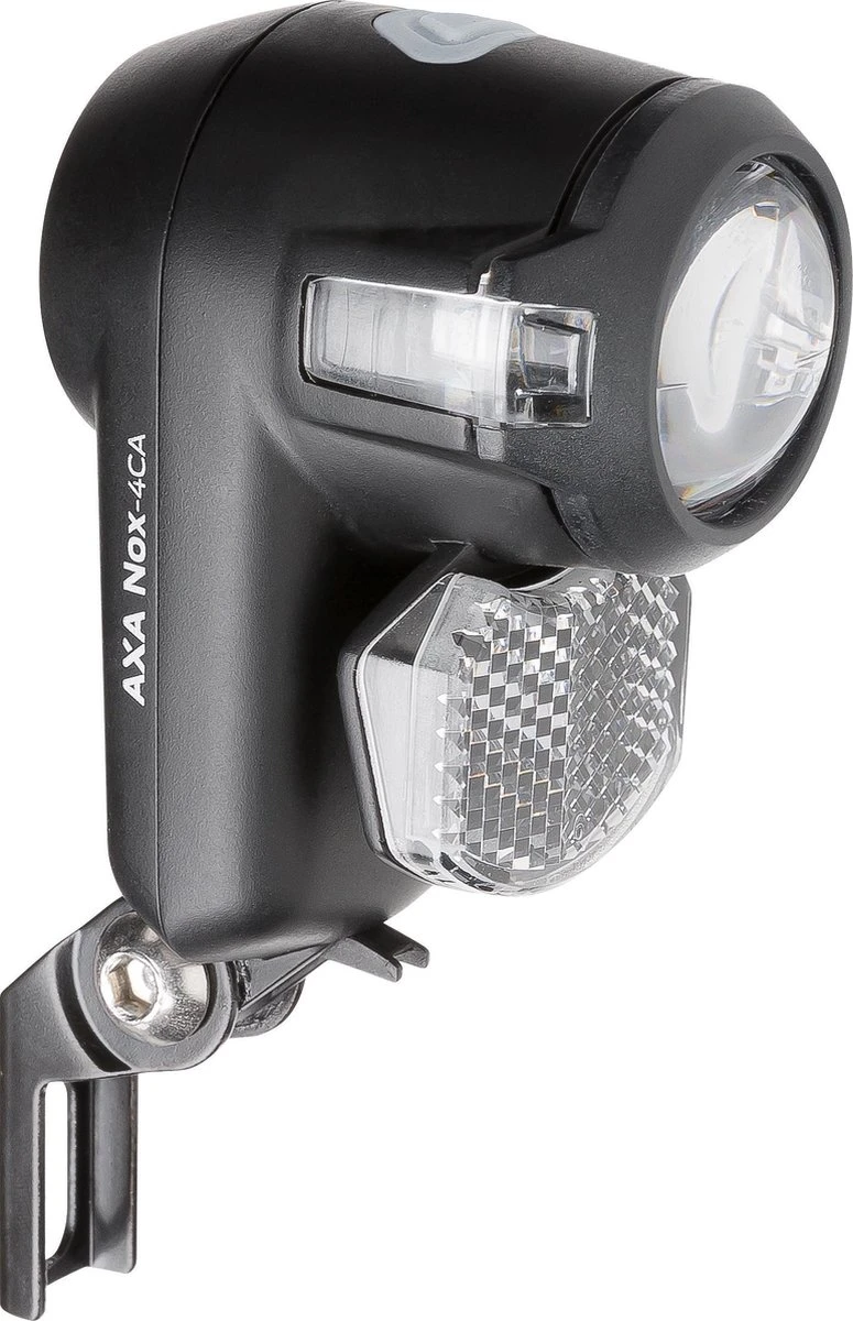 AXA Nox City 4 Lux - Fietslamp Voorlicht - LED Koplamp - Fietsverlichting Op Batterij - Auto/Off - Zwart 9 AXA Nox City 4 Lux - Fietslamp Voorlicht - LED Koplamp - Fietsverlichting Op Batterij - Auto/Off - Zwart - Afbeelding 7