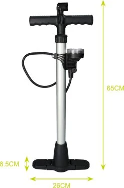 Dresco Fietspomp - Manometer – Zwart -Fietsenwinkel 793x1200 2