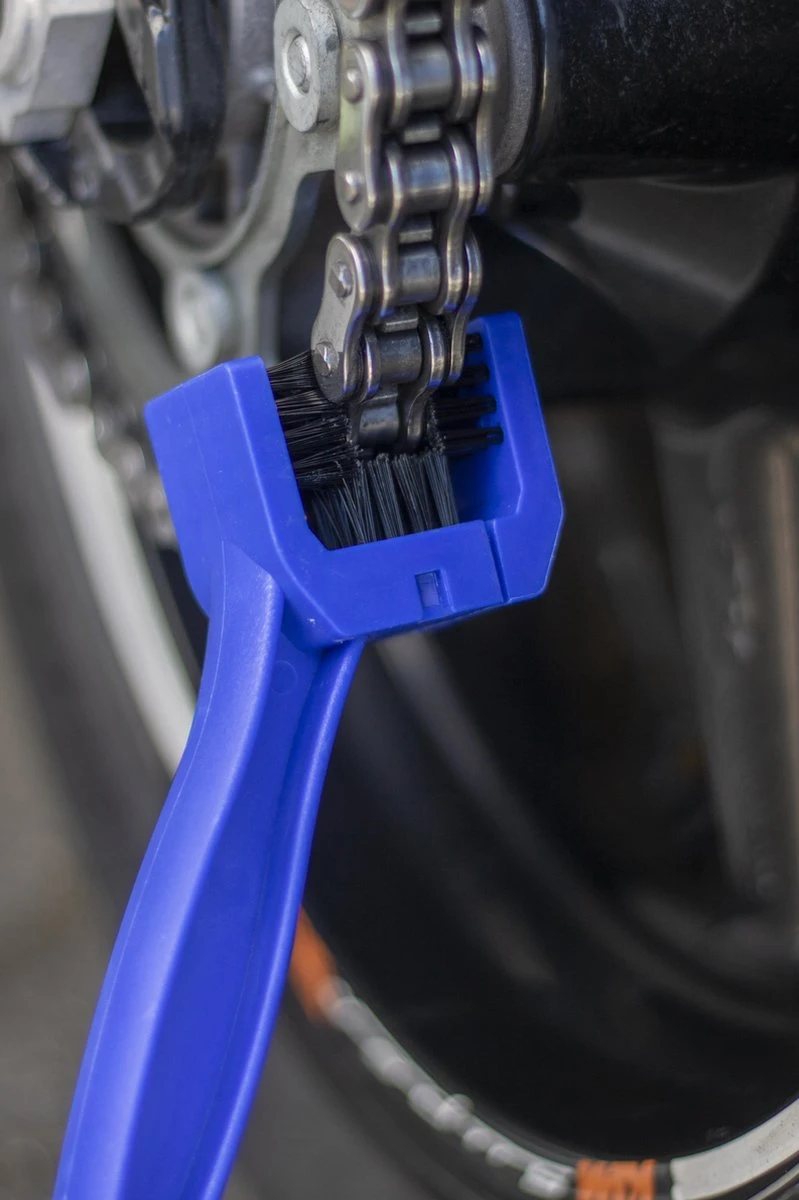 Merkloos Kettingborstel Motor - Blauw 4 Merkloos Kettingborstel Motor - Blauw - Afbeelding 2