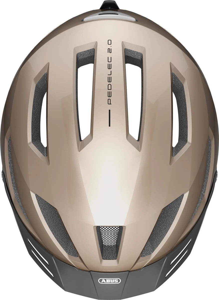 ABUS Pedelec 2.0 Fietshelm – Champagne Gold – Maat M (52-57 Cm) NTA Gekeurd – Geschikt Voor High Speed E-bikes En Snorfietsen 6 ABUS Pedelec 2.0 Fietshelm – Champagne Gold – Maat M (52-57 Cm) NTA Gekeurd – Geschikt Voor High Speed E-bikes En Snorfietsen - Afbeelding 4