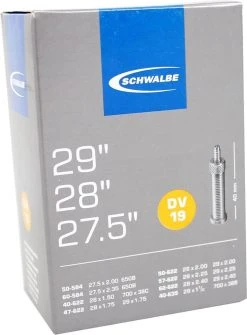 Schwalbe Binnenband 27.5/29 X 1.50/2.40 (40/62-584/635) Dv 40 Mm 17 Schwalbe Binnenband 27.5/29 X 1.50/2.40 (40/62-584/635) Dv 40 Mm -Fietsenwinkel 886x1200 1