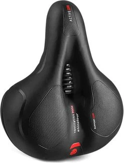 IBright Gel Fietszadel Met LED Oplaadbare Achterlicht - USB Oplaadbaar - Fietsverlichting Met 6 Functie's - Dames / Heren - Waterdicht - Gratis Zadelstrop - USB Oplaadkabel - Zwart 29 IBright Gel Fietszadel Met LED Oplaadbare Achterlicht - USB Oplaadbaar - Fietsverlichting Met 6 Functie's - Dames / Heren - Waterdicht - Gratis Zadelstrop - USB Oplaadkabel - Zwart -Fietsenwinkel 916x1200 1