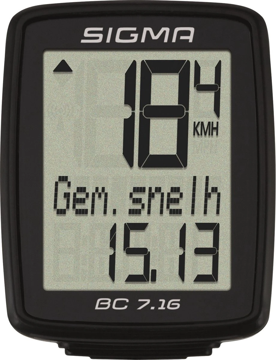 Sigma Fietscomputer BC 7.16 - Zwart 3 Sigma Fietscomputer BC 7.16 - Zwart