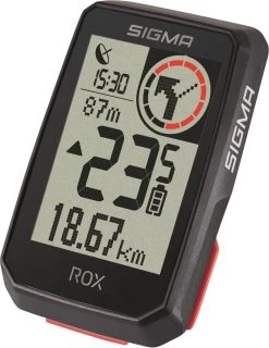 SIGMA SPORT GPS Fietscomputer Sigma ROX 2.0 GPS Met Standaard Stuurhouder - Zwart