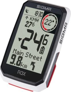 SIGMA SPORT GPS Fietscomputer Sigma ROX 4.0 GPS Met Standaard Stuurhouder - Wit -Fietsenwinkel 933x1200 1