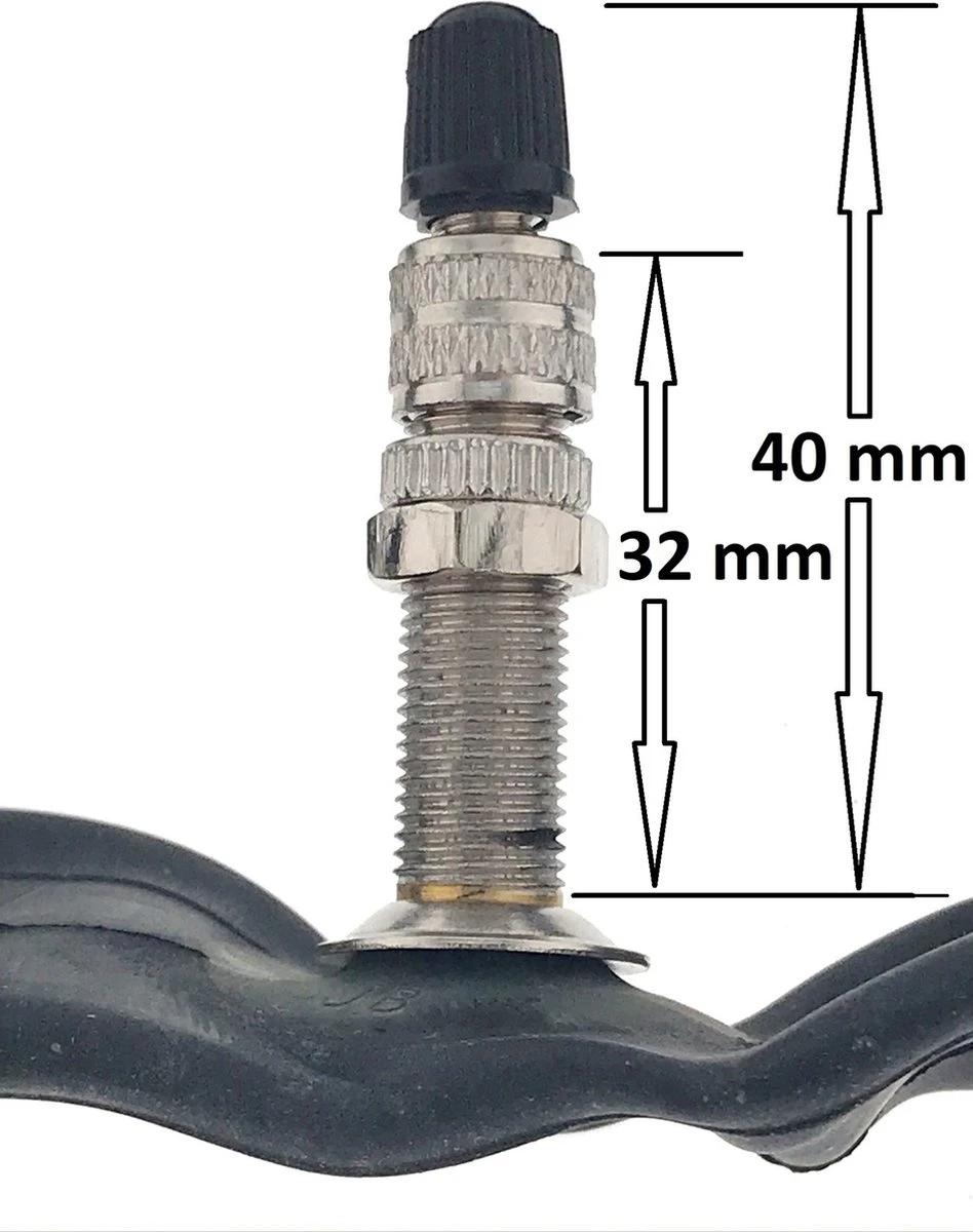 Benson Binnenband Rubber 28 X 1 1/2 - 40 - 635 - Dunlop Ventiel 32 Mm 4 Benson Binnenband Rubber 28 X 1 1/2 - 40 - 635 - Dunlop Ventiel 32 Mm - Afbeelding 2