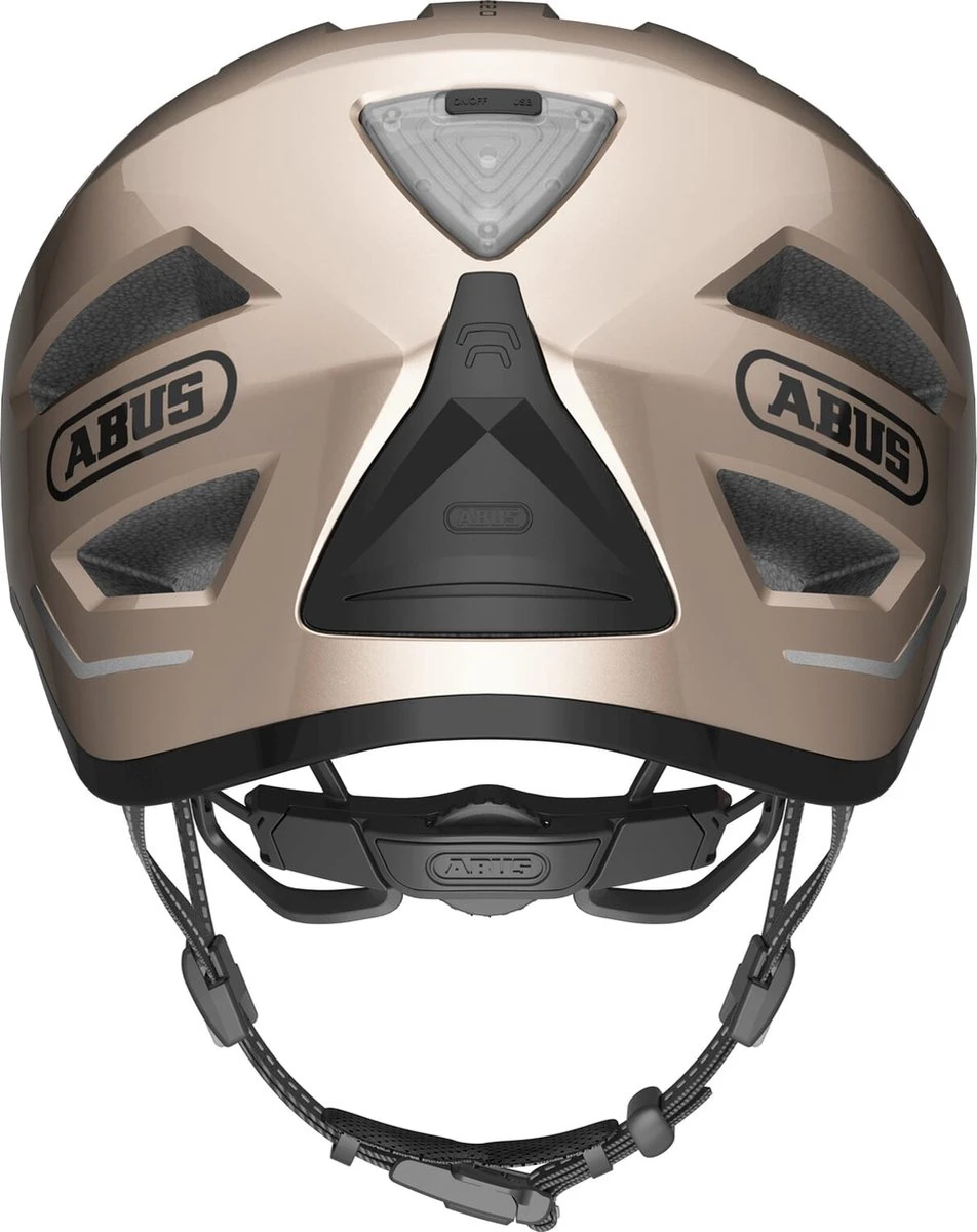 ABUS Pedelec 2.0 Fietshelm – Champagne Gold – Maat M (52-57 Cm) NTA Gekeurd – Geschikt Voor High Speed E-bikes En Snorfietsen 7 ABUS Pedelec 2.0 Fietshelm – Champagne Gold – Maat M (52-57 Cm) NTA Gekeurd – Geschikt Voor High Speed E-bikes En Snorfietsen - Afbeelding 5