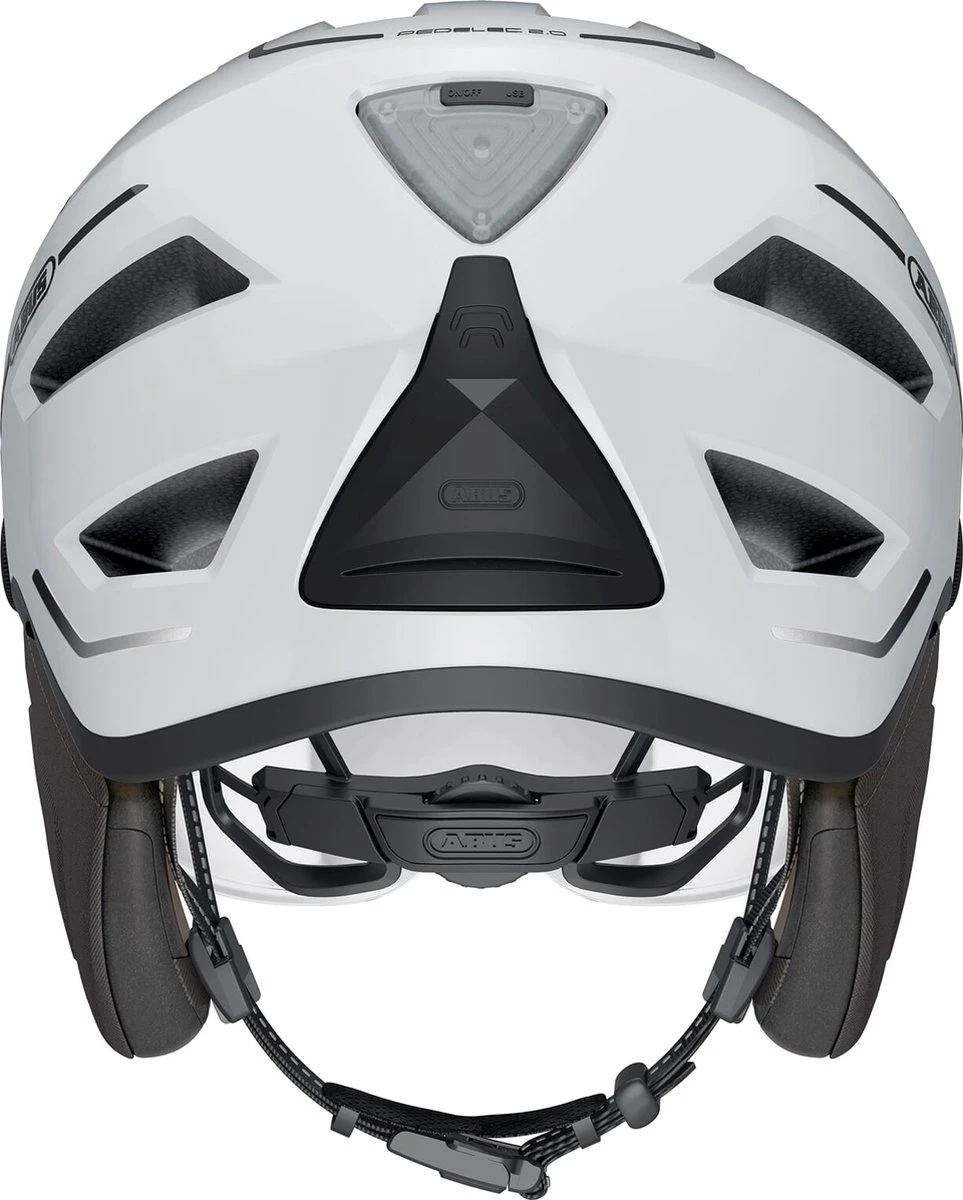 Abus Helm Pedelec 2.0 ACE Fietshelm - Maat L (56-62cm) - Pearl White 6 Abus Helm Pedelec 2.0 ACE Fietshelm - Maat L (56-62cm) - Pearl White - Afbeelding 4