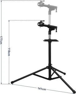 Merkloos Decopatent® PRO Montagestandaard Fiets - 360° Draaibaar - Verstelbaar + Gereedschapsbakje - Fiets Montage Reparatie Standaard 18 Merkloos Decopatent® PRO Montagestandaard Fiets - 360° Draaibaar - Verstelbaar + Gereedschapsbakje - Fiets Montage Reparatie Standaard -Fietsenwinkel 967x1200