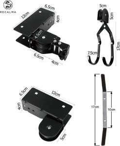 Recalma Fietslift - 60 Kg Draagkracht - Fietstakel - Universeel Ophangsysteem - Elektrische Fiets - Zwart 12 Recalma Fietslift - 60 Kg Draagkracht - Fietstakel - Universeel Ophangsysteem - Elektrische Fiets - Zwart -Fietsenwinkel 988x1200